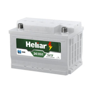 Bateria Heliar 60Ah H60DE, Frete e Instalação Grátis