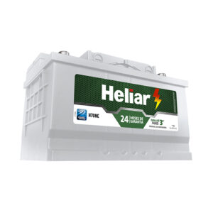 Bateria Heliar 70Ah H70NE, Frete e Instalação Grátis