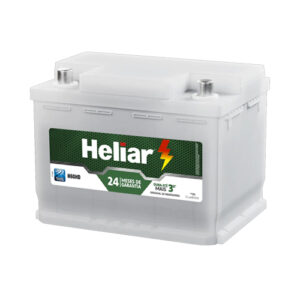 Bateria Heliar 60Ah H60HD, Frete e Instalação Grátis